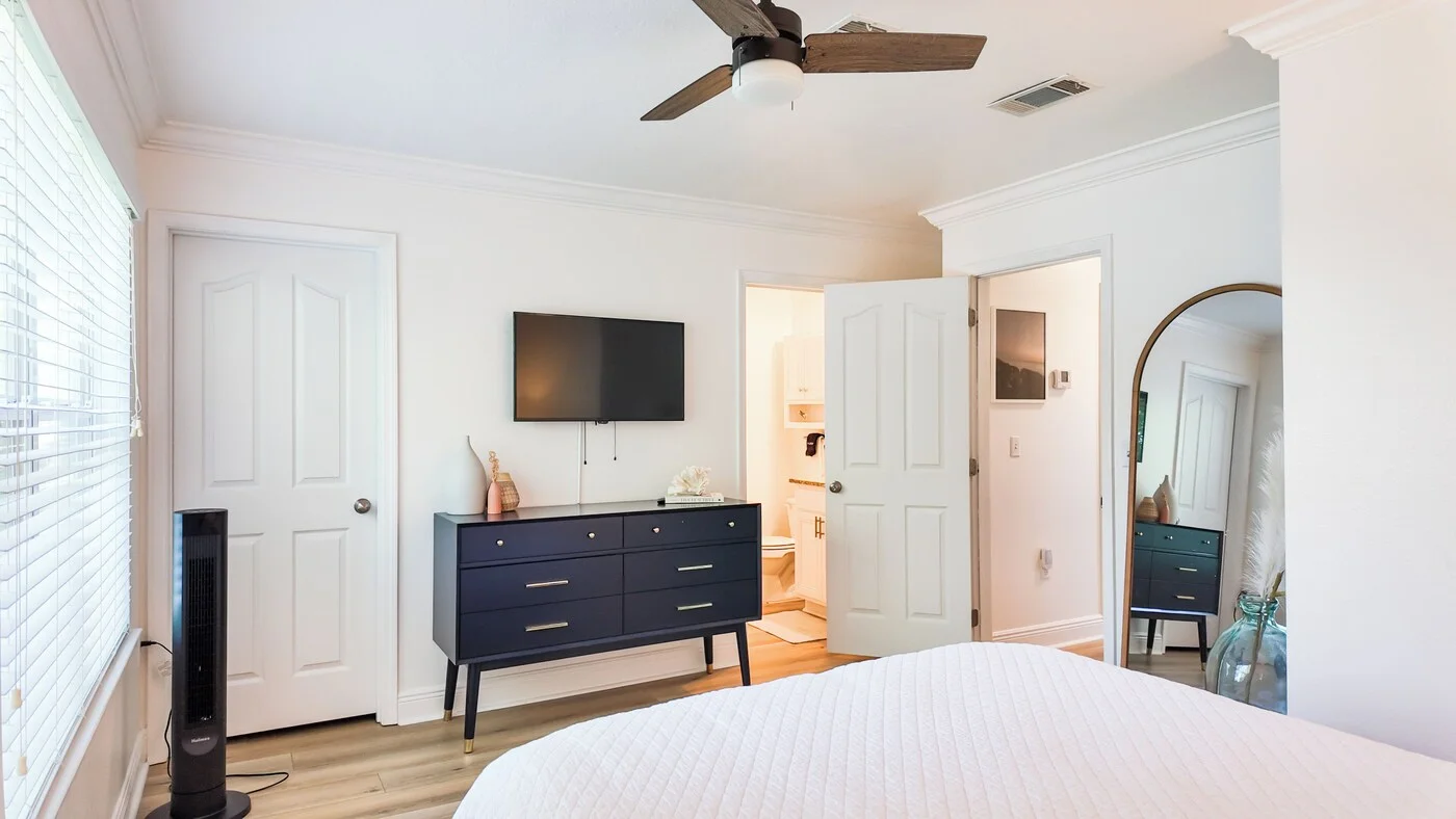 A restful bedroom at 30AHideaway